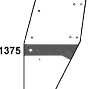 Oryginalny Szyba drzwi, lewa