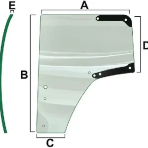 Darmowa dostawa Szyba drzwi, lewa