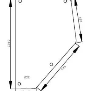 Tylko dziś Szyba drzwi, tylna lewa/prawa
