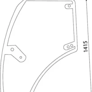 Kup teraz Szyba dzwi lewych
