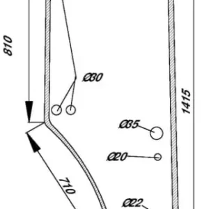 Najlepsza cena Szyba kabiny, drzwi