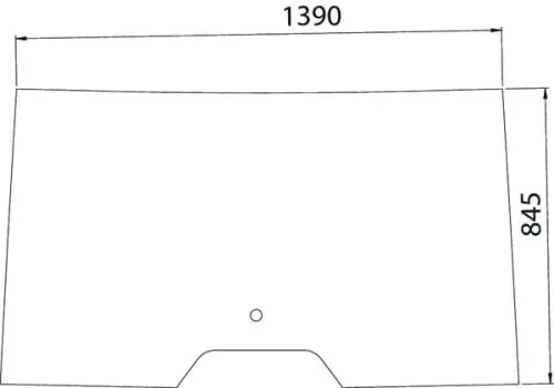 Oferta Szyba kabiny, przednia