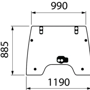 Szyba przednia Popularny