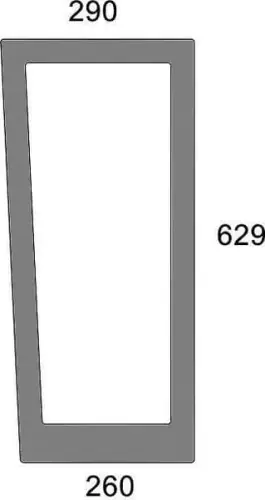 Oryginalny Szyba przednia dolna