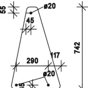 Szyba przednia dolna Wyprzedaż