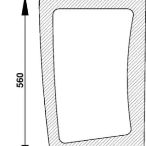 Oryginalny Szyba przednia, dolna