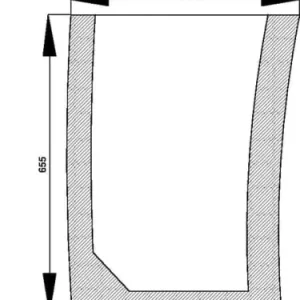 Szyba przednia, dolna Oryginalny