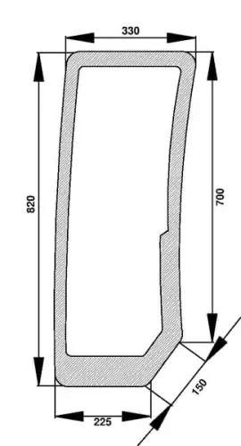 Szybka dostawa Szyba przednia, dolna