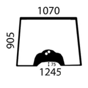 Szyba przednia, górna Wyprzedaż
