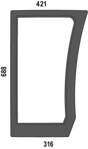 Oferta Szyba przednia dolna 00205768010N