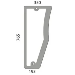 Nowość Szyba przednia dolna lewa