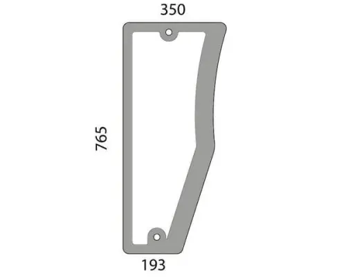 Nowość Szyba przednia dolna lewa