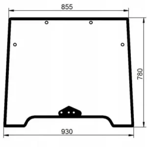 Zwrot pieniędzy Szyba przednia górna
