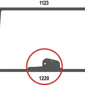 Promocja Szyba przednia górna 002060250N