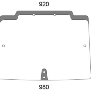 Wysoka jakość Szyba przednia górna 44910454N