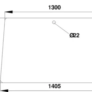 Rabat Szyba przednia i tylna, górna