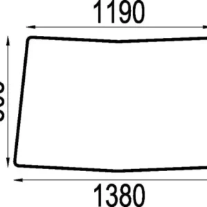 Szyba przednia JD Najlepsza cena