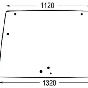 Tani Szyba przednia regulowana