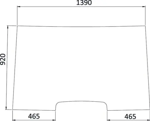 Szyba przednia stała Wyprzedaż