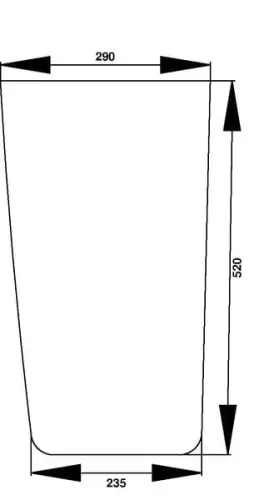 Szyba przednia, dolna Premium