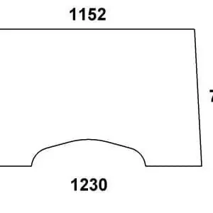 Autentyczny Szyba przednia, seria X