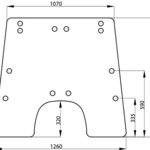 Szyba przednia, uchylna Rabat