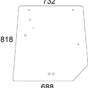 Szyba tylna Niska cena