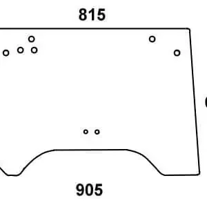 Wyprzedaż Szyba tylna