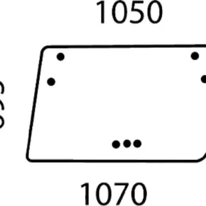 Niska cena Szyba tylna