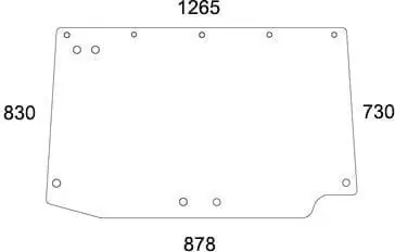 Szyba tylna Niska cena