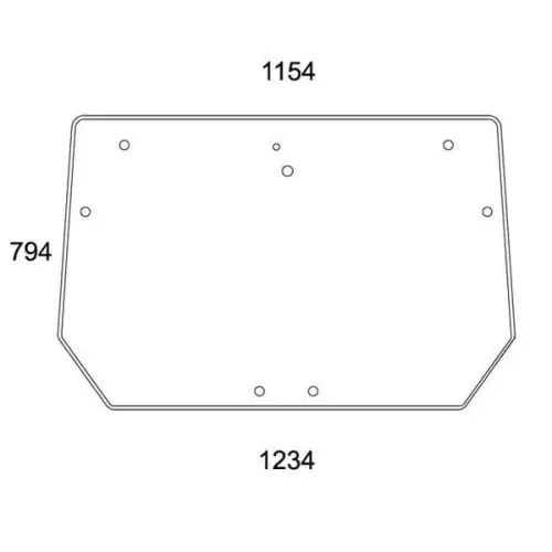 Oferta limitowana Szyba tylna