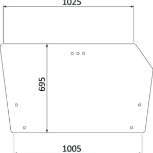 Zamów teraz Szyba tylna górna Deutz