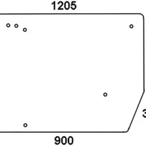 Szyba tylna Zetor POST 1995 Wyprzedaż