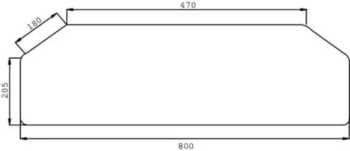Szyba tylna, dolna Autentyczny