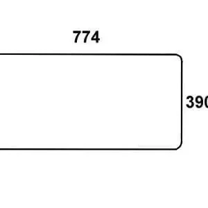 Szyba tylna, dolna Nowość
