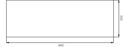 Oryginalny Szyba tylna, dolna