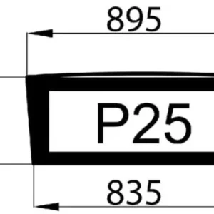 Szyba tylna, dolna Autentyczny