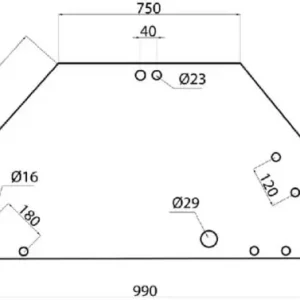 Oferta Szyba tylna, górna