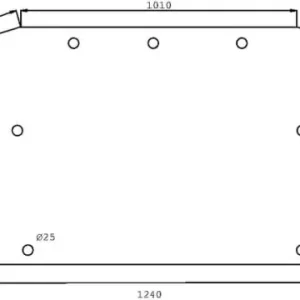 Szyba tylna, górna Premium