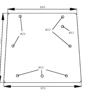 Szyba tylna, górna Wysoka jakość