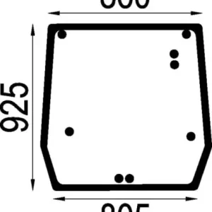 Ostatnia szansa Szyba tylna, górna