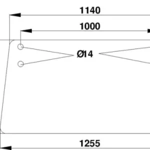 Oferta limitowana Szyba tylna, górna