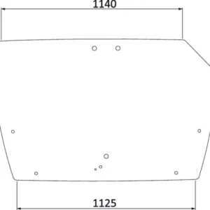 Szyba tylna, górna Wyprzedaż
