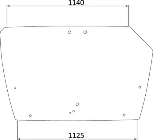 Szyba tylna, górna Wyprzedaż