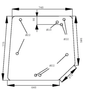 Wyprzedaż Szyba tylna, górna