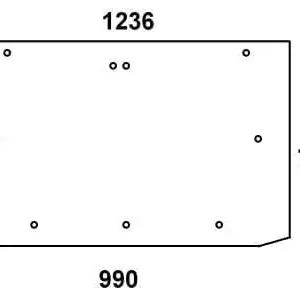 Szyba tylna, górna Niska cena