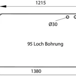 Oryginalny Szyba tylna, górna