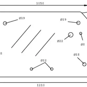 Szyba tylna, górna Tylko dziś