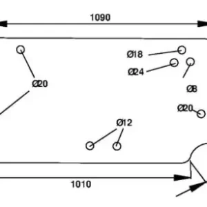 Oferta limitowana Szyba tylna, górna