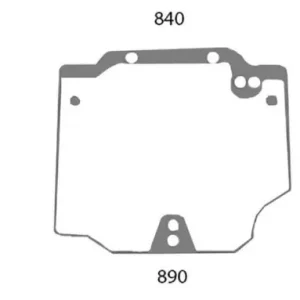 Szyba tylna, górna Premium